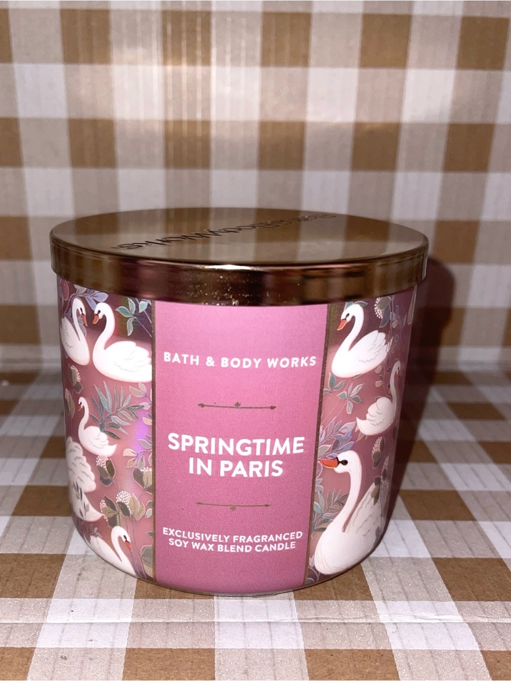 BATH & BODY WORKS SPRINGTIME IN PARIS 3 WICK CANDLE
